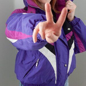 Vintage 80s St. John's Bay Ski Jacket size women's small